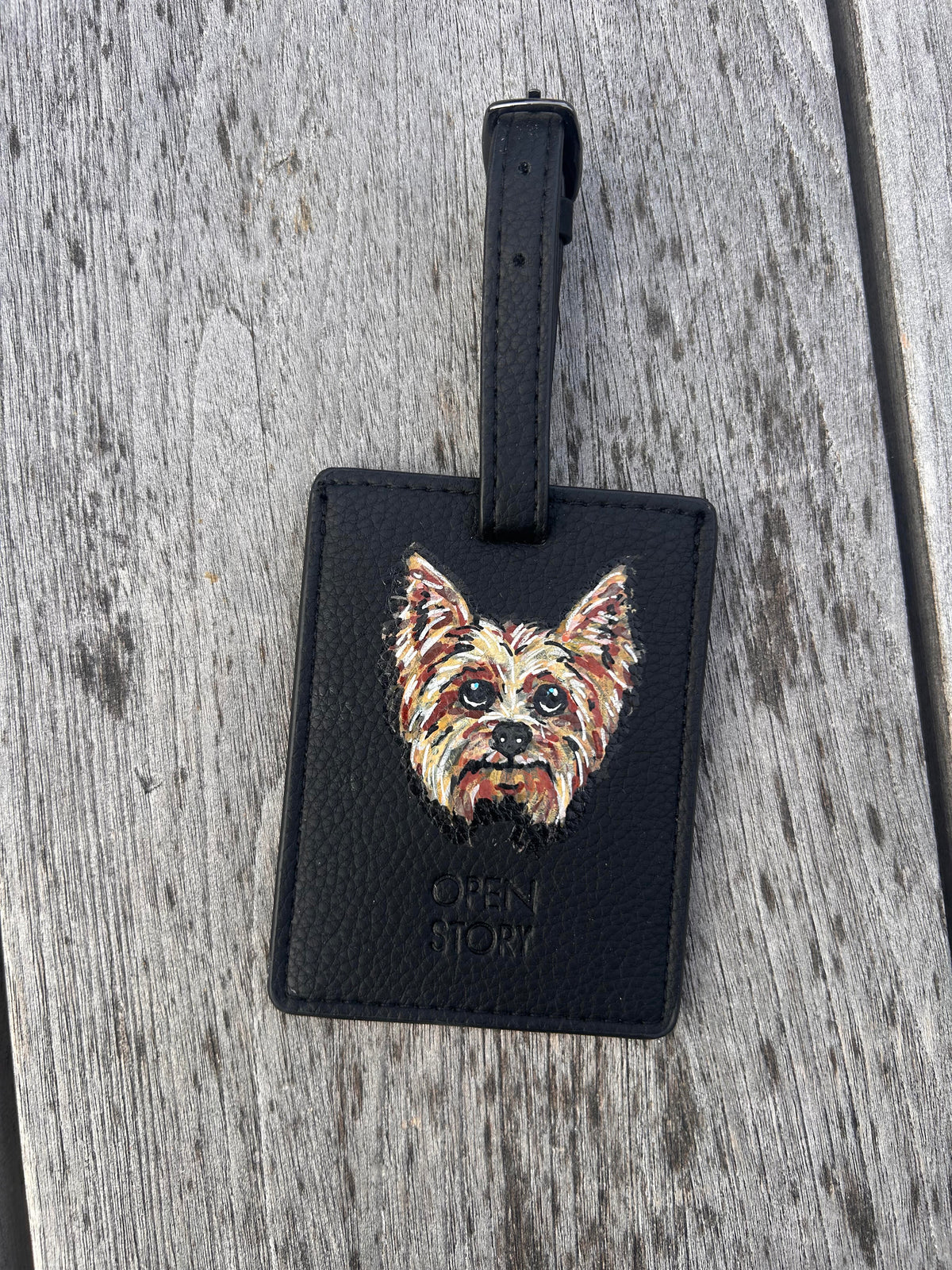 Yorkie Luggage Tag