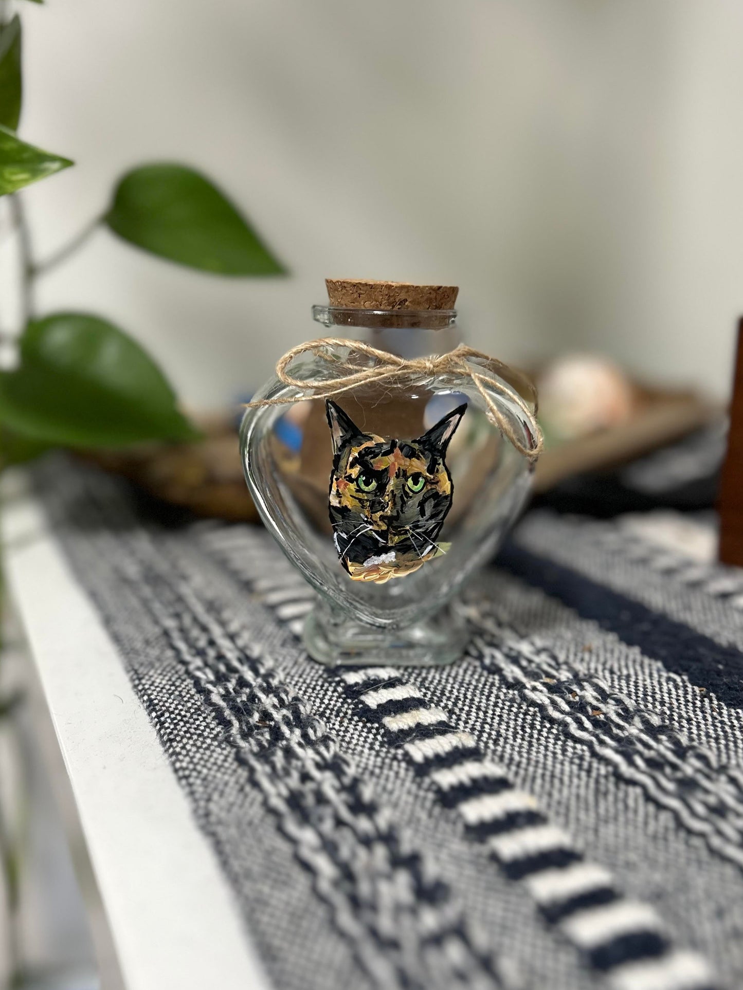 3x3 Glass Container with Cork Top