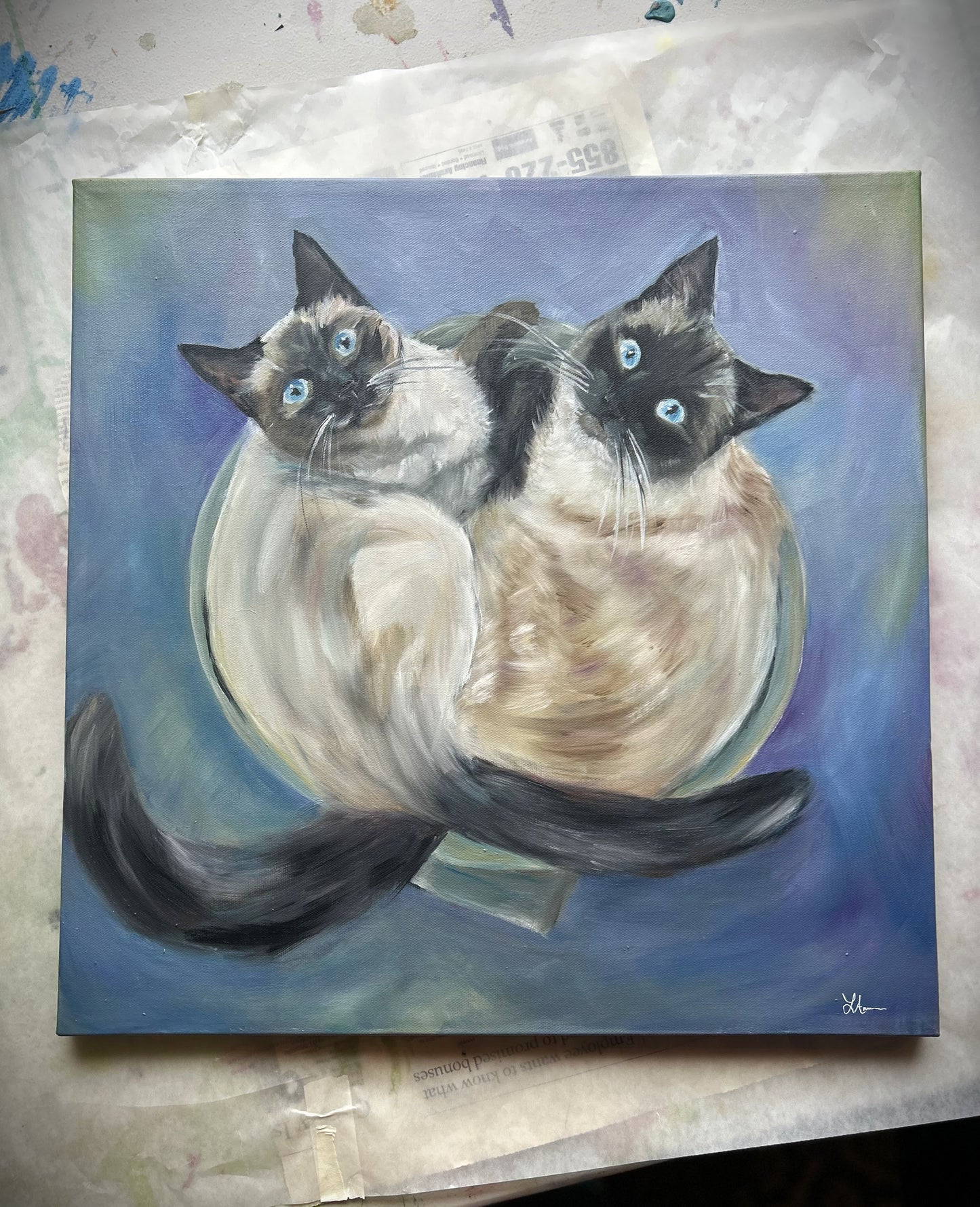 Oil Painting on Canvas