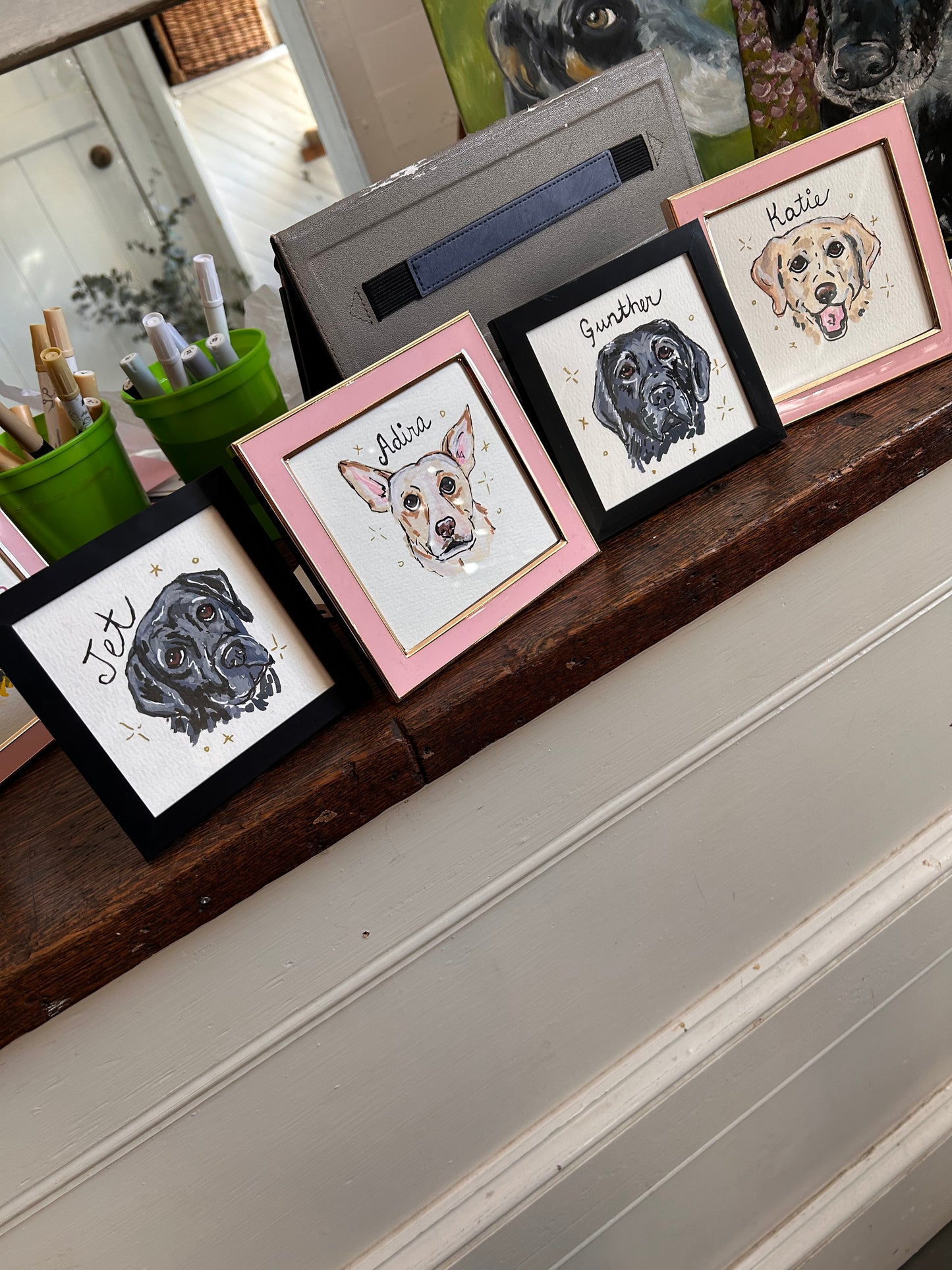 Framed Mini Pet Portrait