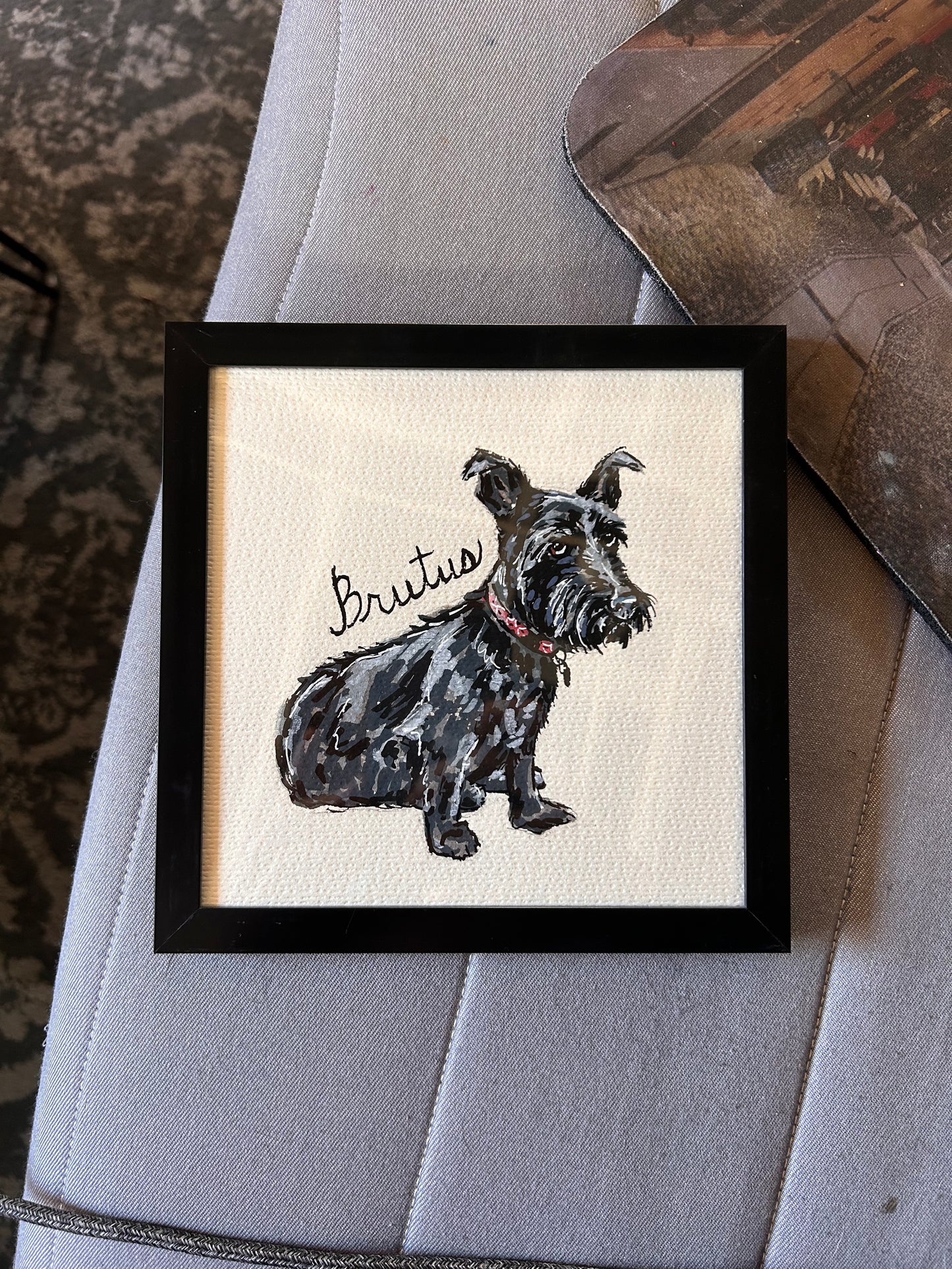 Framed Mini Pet Portrait