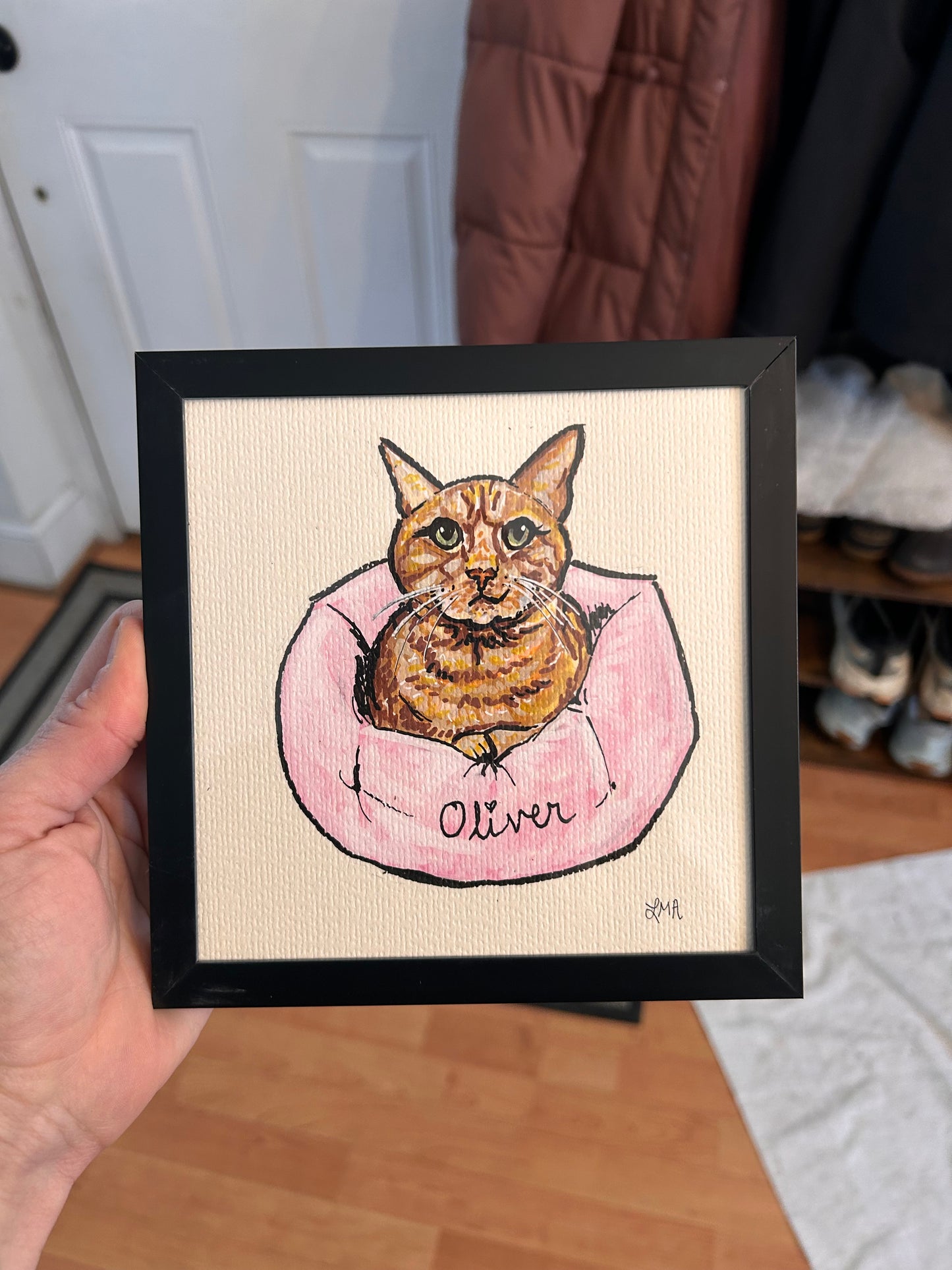 Framed Mini Pet Portrait
