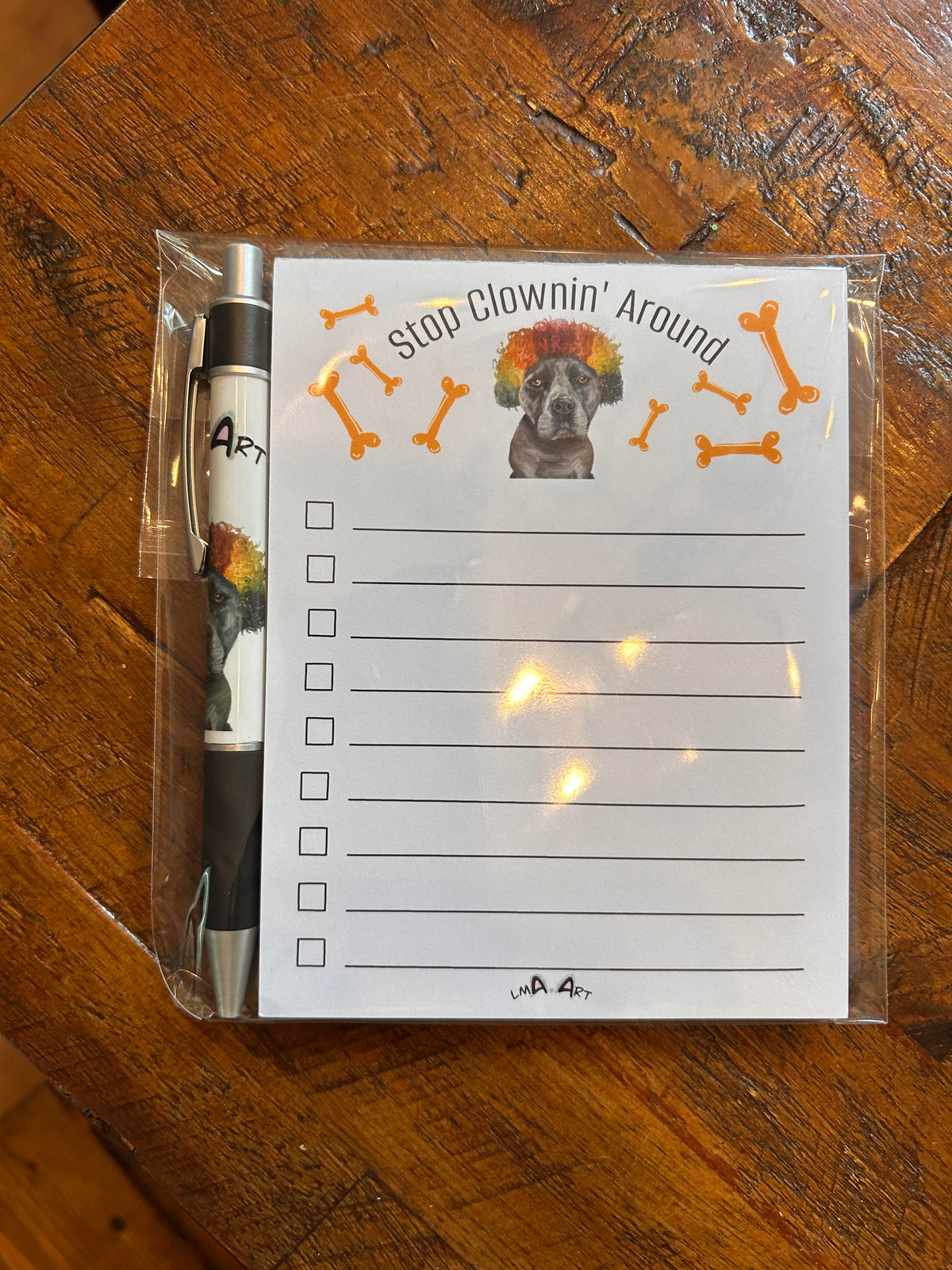 Stop Clownin' Around Pad & Pen