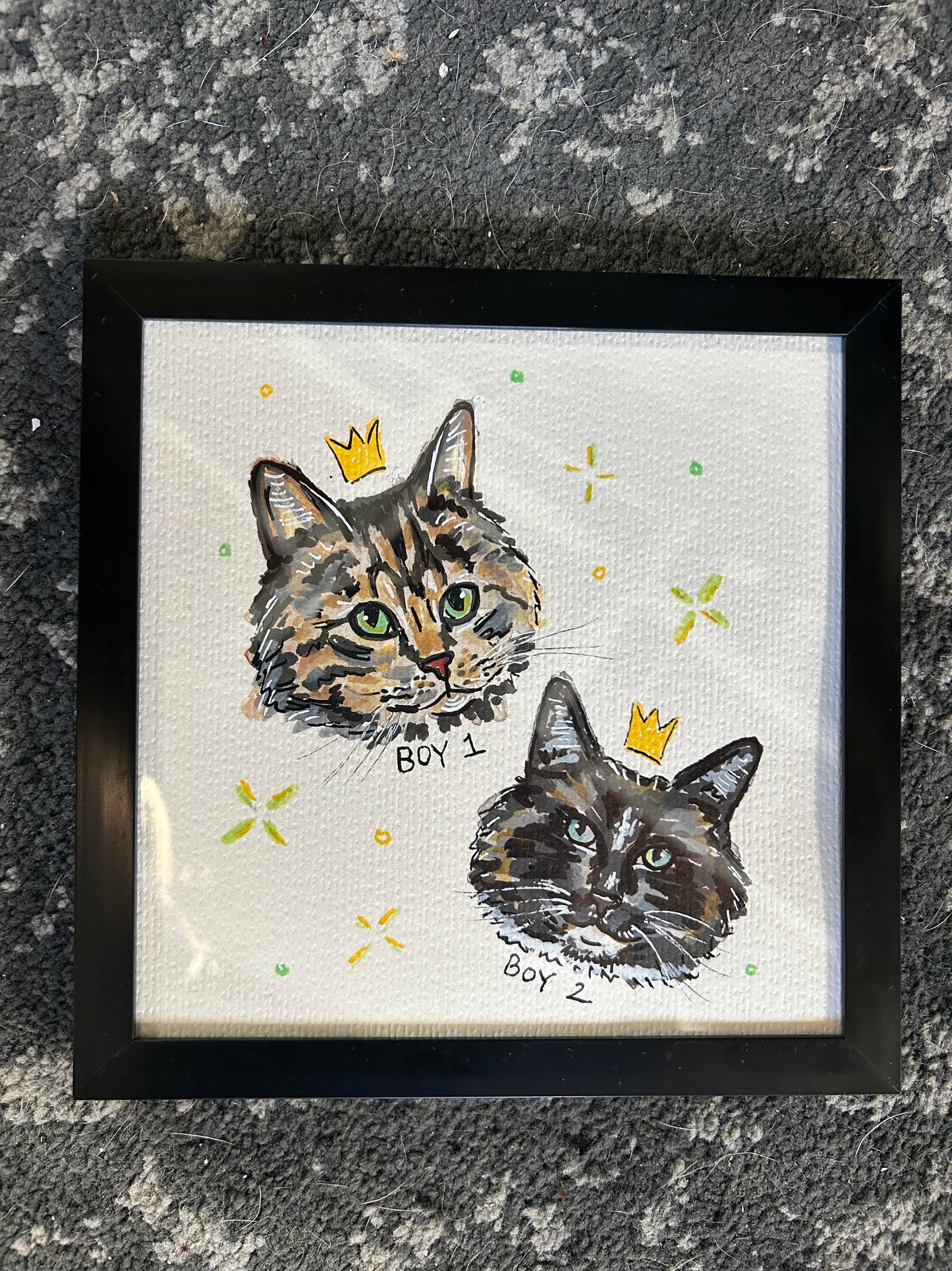 Framed Mini Pet Portrait